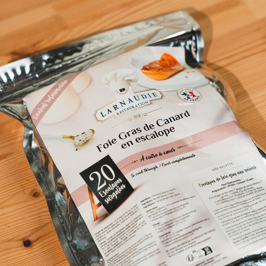 Jean's Larnaudie foie gras de canard en escalope